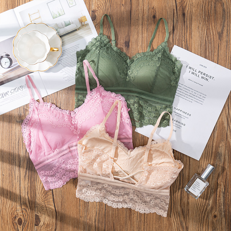 3D Sexy lace Lingerie Seamless - Lace Bralette Set review and price